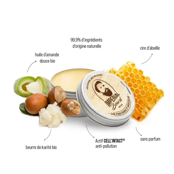 BARBE : Cire hydratante : 50ml – Image 2