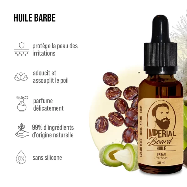 BARBE : Huile à barbe gentleman : 30ml – Image 2