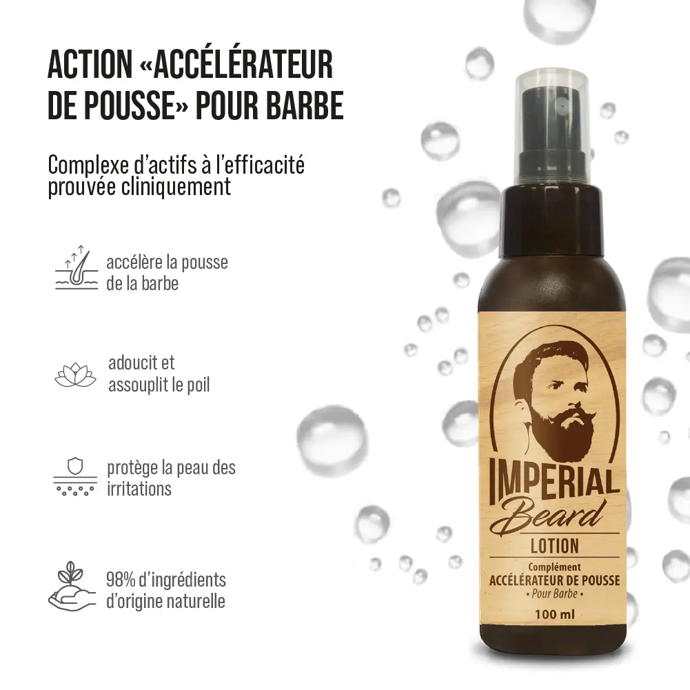 BARBE : Lotion accélérateur de pousse : 100ml