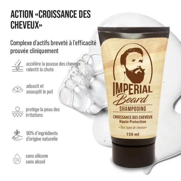 CHEVEUX : Shampooing croissance des cheveux : 150ml – Image 2