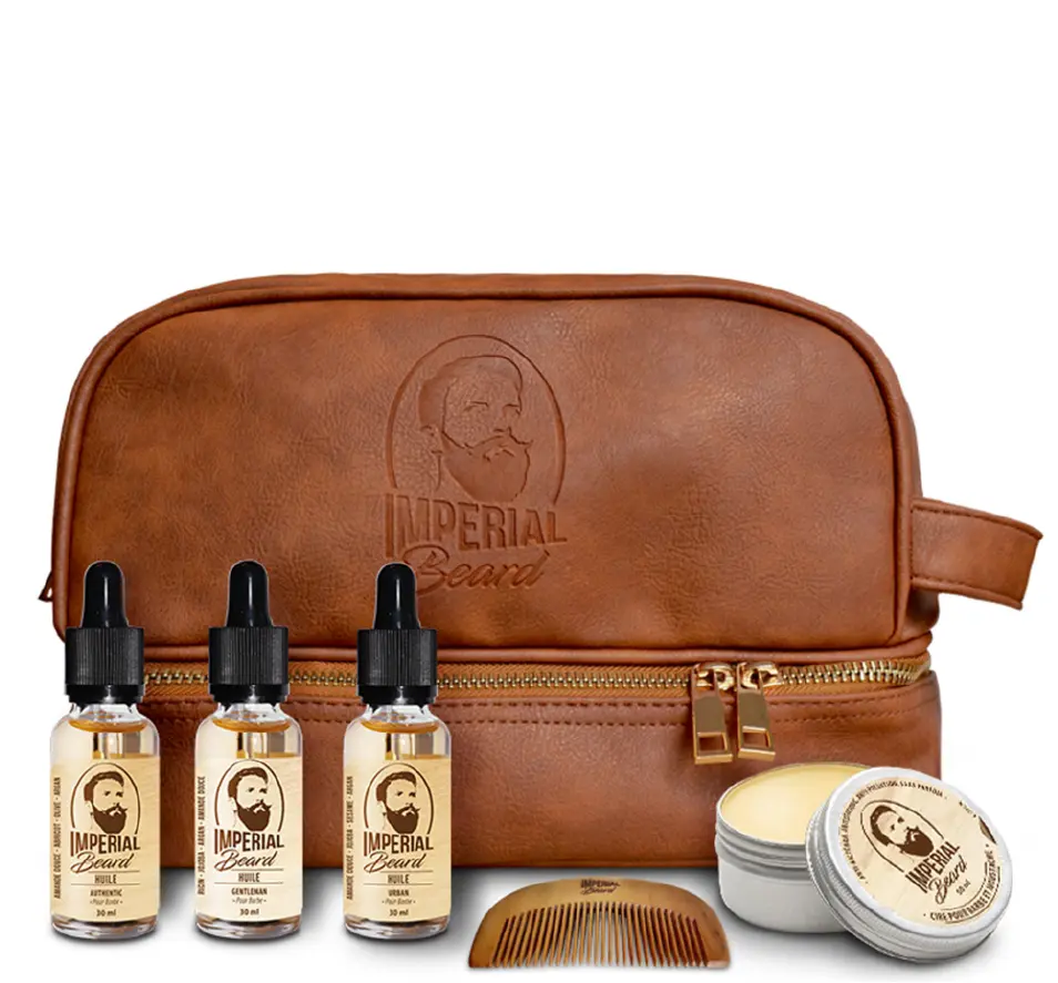 BARBE : Trousse kit huiles & cire